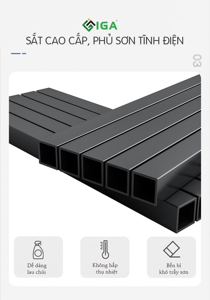 Bàn làm việc NANO có giá lửng để đồ tiện lợi vân óc chó - GM17