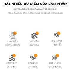 [Giảm giá 60%] Khay củ lạc bằng gỗ,dễ sử dụng nhiều công năng-PG08