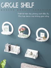 Kệ treo tường gỗ nhựa - IG389