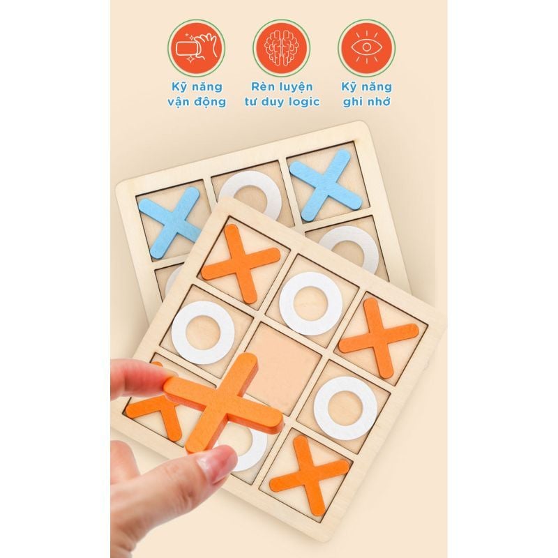 Bảng đồ chơi cờ ca rô phát trển tư duy cho bé - TOY13
