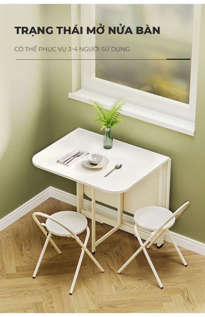 Bàn ăn gấp gọn thông minh, hiện đại dễ sử dụng - GM202