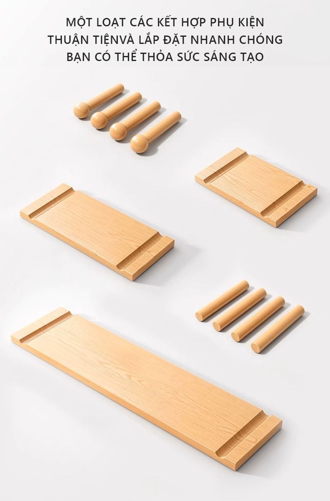 Bảng PEGBOARD gỗ đựng đồ decor xinh xắn - GP295