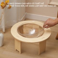 Ổ mèo D37 nhỏ gọn, dễ dàng tháo rời vệ sinh - GU4