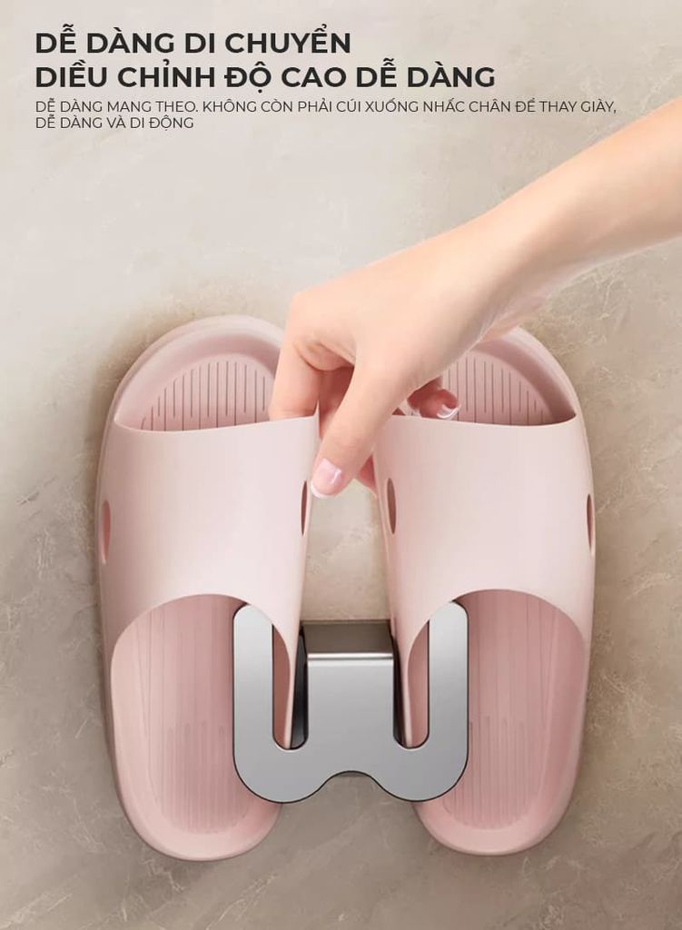 Móc treo dép dán tường chắc chắn, đa dụng - GM198