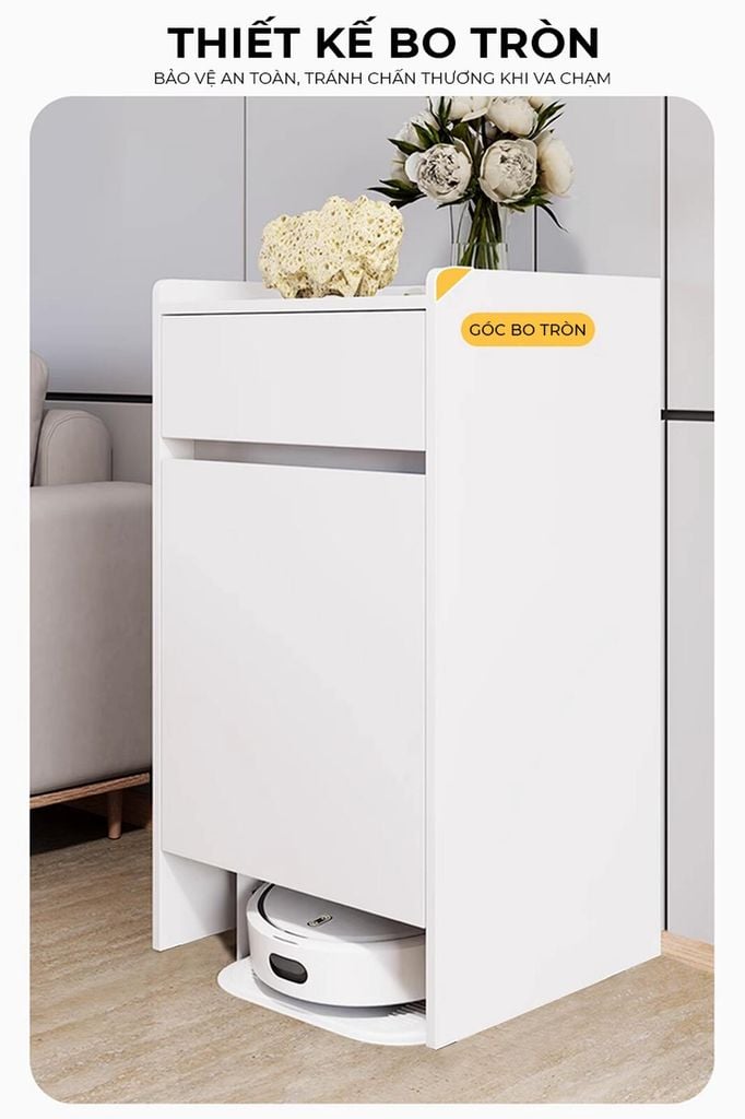 Tủ robot hút bụi full trắng - GP389