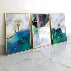 Tranh Treo Tường Bộ 3 Tấm Thiên Nhiên - GD40