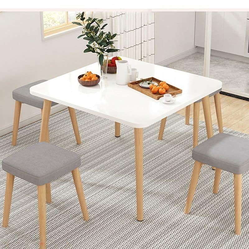 Bàn ăn bàn trà cafe vuông chất liệu gỗ tối giản - GP192