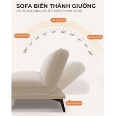Ghế sofa giường nhung thông minh- GC46