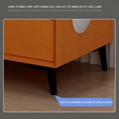 Kệ đầu giường thông minh có sạc không giây cổng sạc USB, Loa Bluetooth - GA32