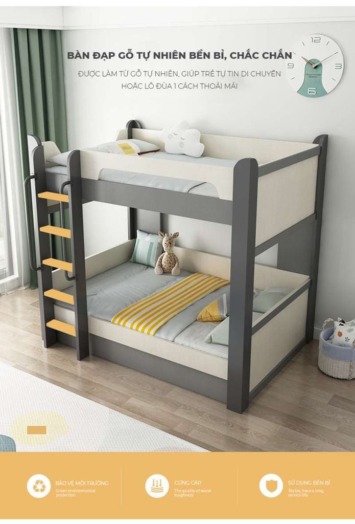 Giường tầng trẻ em, thông minh, hiện đại - GP359