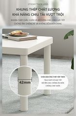 Bàn trà vuông chân tròn GM110
