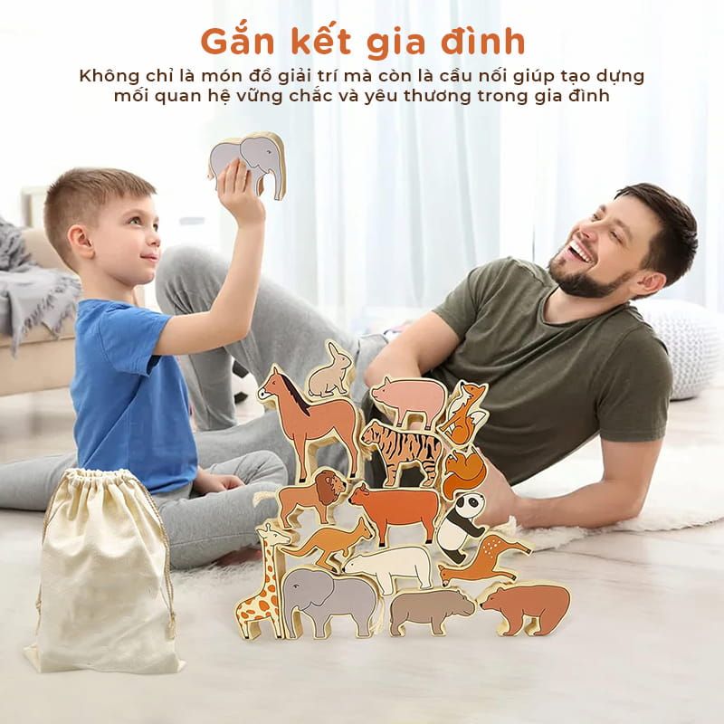 Bộ đồ chơi 16 con vật cho bé - TOY14