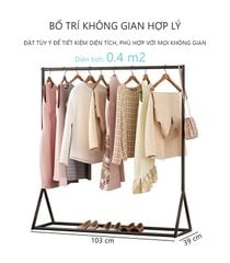 Giá treo quần áo khung thép - GM01