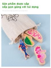 Đồ chơi xếp tầng động vật đại dương cho bé - TOY17