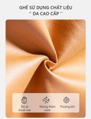 Ghế đôn da tròn trang trí có quai xách - GC25