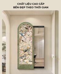 Gương trượt treo tường in tranh - GP382
