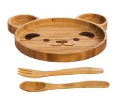 Khay đĩa tạo hình con gấu ngộ nghĩnh -  PG12