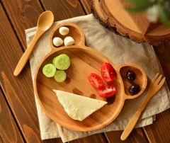 Khay đĩa tạo hình con gấu ngộ nghĩnh -  PG12