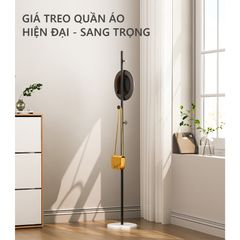 Cây treo quần áo móc mặt bích tròn tiện lợi - GM92