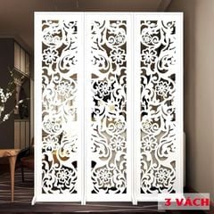 Tấm Bình phong hoa cúc full trắng - IG487
