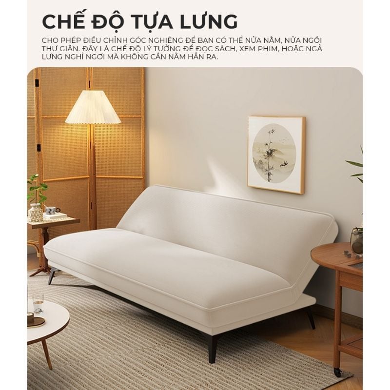 Ghế sofa giường nhung thông minh- GC46