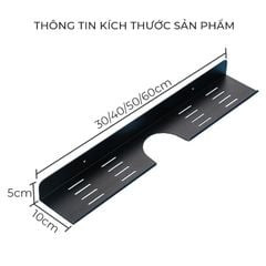 Kệ sắt đa năng treo tường khoét lỗ - GM187
