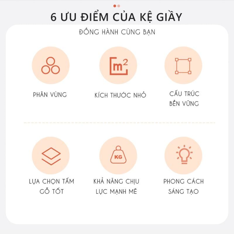 Kệ giày trắng đa tầng phong cách tối giản - GP247
