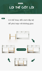 Kệ Sách Để Bàn GP157: Tiện ích, hiện đại