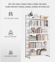 Kệ sách đa năng màu trắng - GM97