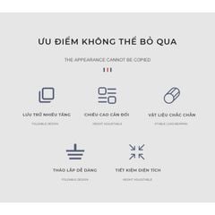 Kệ để chậu hoa chậu cây đa tầng gỗ MDF khung thép - GM159