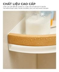 Kệ góc nhà tắm dán tường nhỏ gọn, chắc chắn - GM201