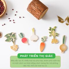 Bảng đồ chơi nhận biết rau củ thông minh cho bé - TOY04