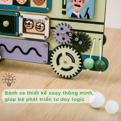 Bảng đồ chơi xe bus thông minh cho trẻ - TOY02