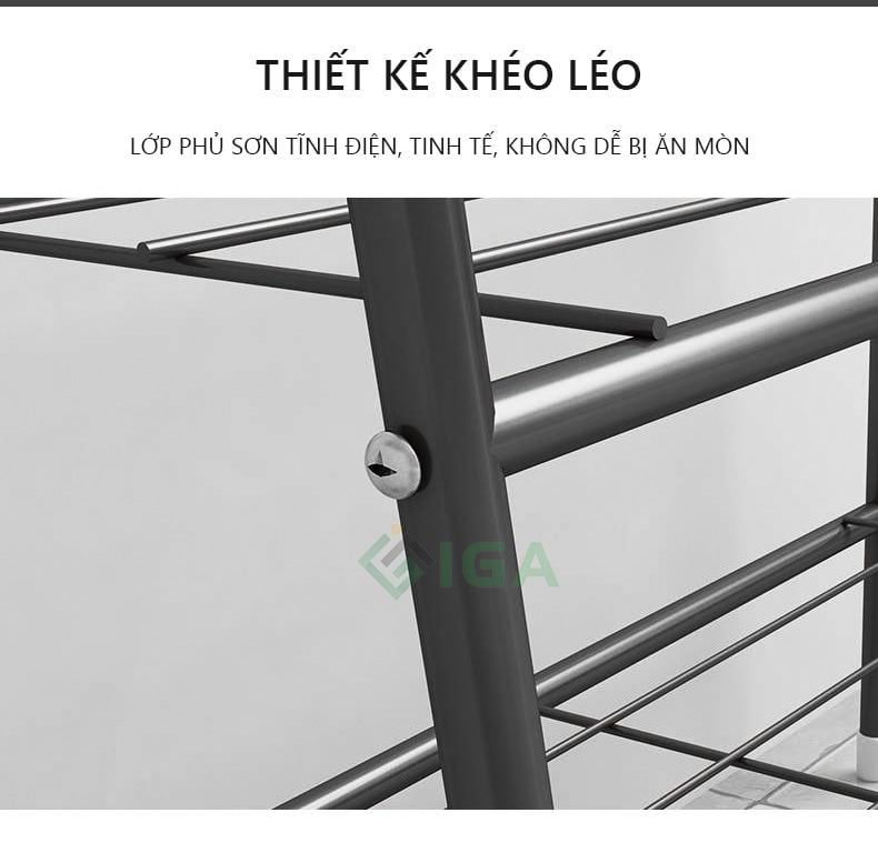 Giá treo quần áo khung thép - GM59