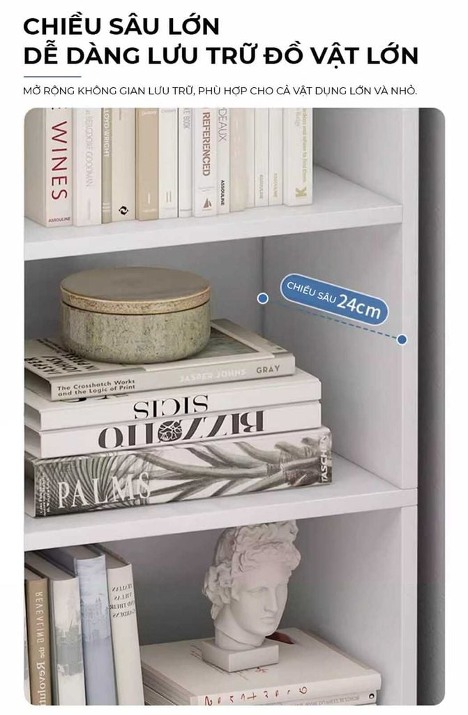 Kệ sách đa năng tối giản - GP397