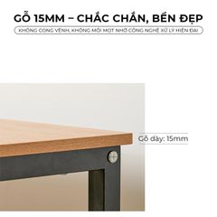 Bàn học chữ U vân gỗ đa năng - GM209