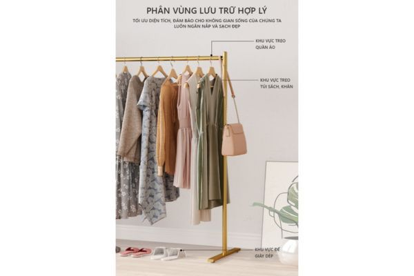 Giàn treo phơi quần áo nhiều màu - GM103