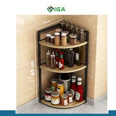 Kệ gia vị góc tường - GM49