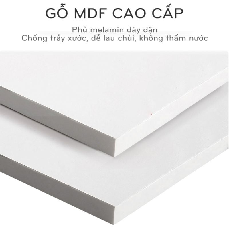 Bàn làm việc chân gỗ có giá để sách 2 tầng - GP197