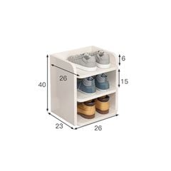 Kệ giày trắng đa tầng phong cách tối giản - GP247