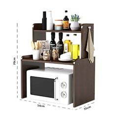 Kệ lò vi sóng 2 tầng nhỏ gọn thiết kế tối giản - GP186