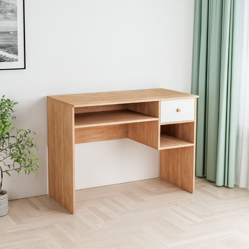 Bàn làm việc gỗ có ngăn kéo chia ngăn hiện đại - GP230