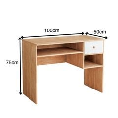 Bàn làm việc gỗ có ngăn kéo chia ngăn hiện đại - GP230