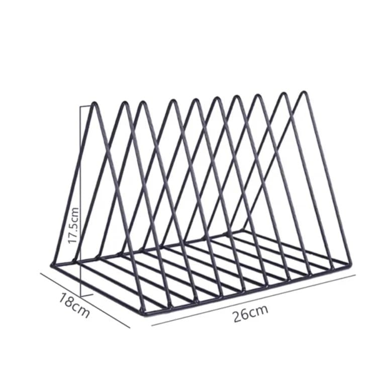 Kệ sách sắt để bàn hình tam giác - GM47