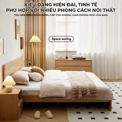 Giường đôi sang trọng kiểu dáng tinh tế hiện đại - GP338