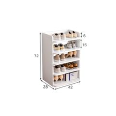 Kệ giày trắng đa tầng phong cách tối giản - GP247