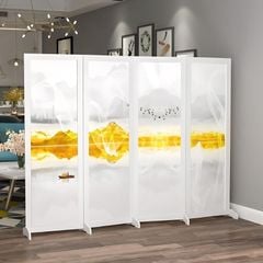 Bình phong in hoạ tiết trắng hiện đại - BP.IN.08