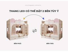 Giường tầng trẻ em, thông minh, phong cách dễ thương, hiện đại - GP360