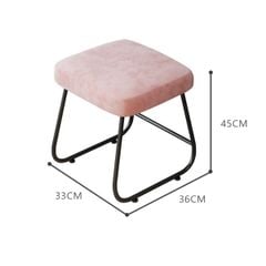 Ghế Bàn Trang Điểm Chân Sắt Mặt Đệm GM101