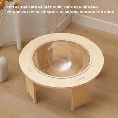 Ổ mèo D37 nhỏ gọn, dễ dàng tháo rời vệ sinh - GU4